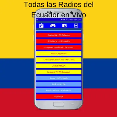 Todas las Radios del Ecuador en Vivo android App screenshot 5